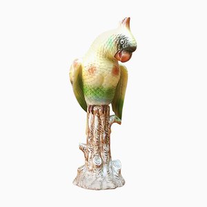 Mehrfarbiger italienischer Mid-Century Papagei aus Keramik, 1960er
