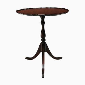 Vintage Tilt-Top Mahogany Wood Tea Table by Ferguson Bros. Manufacturing Co.