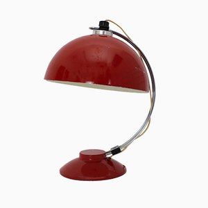 Deutsche Chrom & Aluminium Tischlampe, 1950er