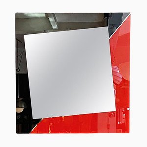 Mid-Century Modern Italian Decorative Mirror by Eugenio Carmi for Acerbis, 1980s