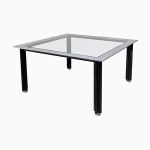 Mid-Century Italian Steel Coffee Table by l.C. Dominioni for Azucena, 1960s