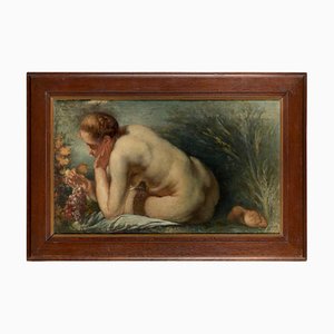 Female Nude, Oil on Canvas