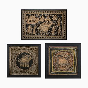 Decorative Wall Tapestries, Burma, Set of 3