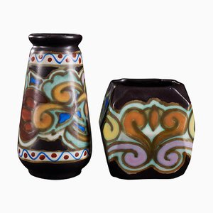Ceramic Vases by C. M. Bereen, Set of 2