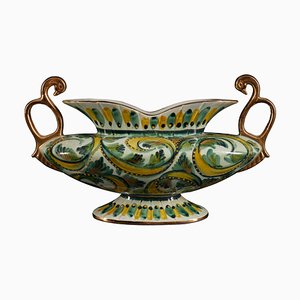Jarrón de cerámica de H. Bequet Quaregnon