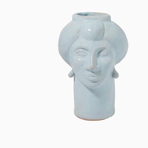 Figura Roxelana, pequeña • Vendicari azul de Crita Ceramiche