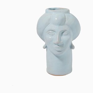 Figurine Roxelana, Petite • Bleue Vendicari de Crita Ceramiche