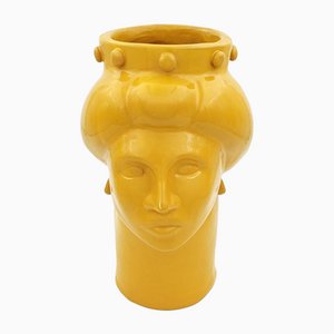 Roxelana Medium • Gelber Serradifalco von Crita Ceramiche