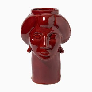 Figura Roxelana, pequeña • Etna roja de Crita Ceramiche