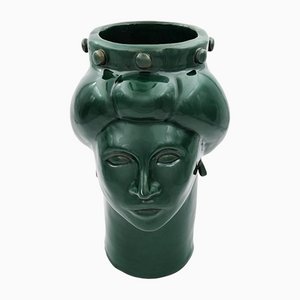 Roxelana Medium • Green Ucria from Crita Ceramiche