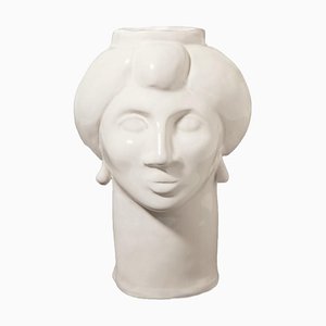 Figura Roxelana, pequeña • Madonie blanca de Crita Ceramiche