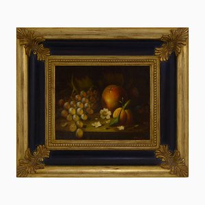 Massimo Reggiani, Nature Morte, Huile sur Toile, Encadrée