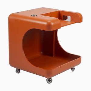 Space Age Orange Side Table
