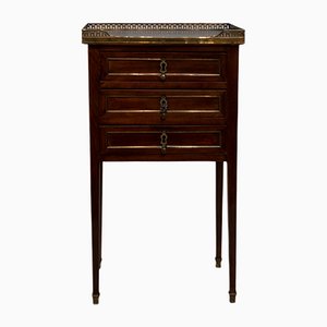 Small Louis XVI French Mahogany and Fruitwood Liseuse Side Table, 1780s