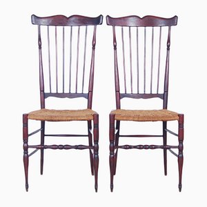 Mid-Century Chiavarine Chairs, Set of 2