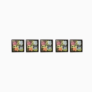 Andy Warhol per CMOA, Flowers 1534/2400, 1964, Litografie, con cornice, set di 5