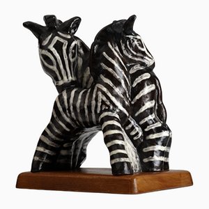 Scultura Zebra di Vicke Lindstrand per Uppsala-Ekeby