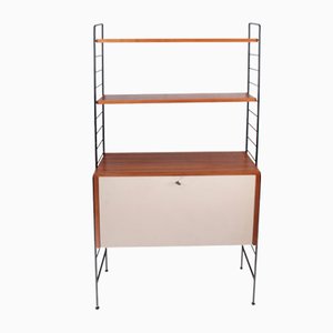 The Ladder Shelf Wandregal von Nisse Strinning für String Design AB, 1950er, 33er Set