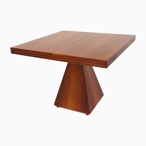 Extensible Walnut Table Chelsea by Vittorio Introini for Saporiti, Italy, 1968