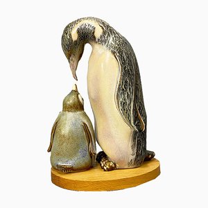 Mid-Century Mother and Child Penguin by Gunnar Nylund for Rörstrand, 1952