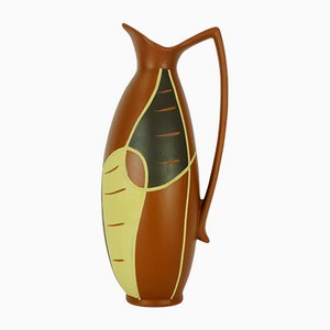 Mid-Century No. 320-20 Ceramic Vase with Scratch Decoration from Sawa, 1950s