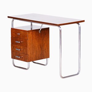 Bureau Style Bauhaus en Chêne par Robert Slezak, République Tchèque, 1930s