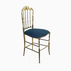 Chiavari Chair with Midnight Blue Velvet