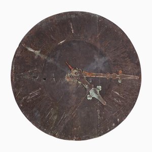 French Copper Clock Face