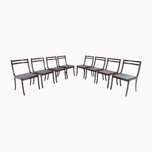 Ole Wanscher Dining Chairs by Poul Jeppesen for Furniture Factory, Set of 8