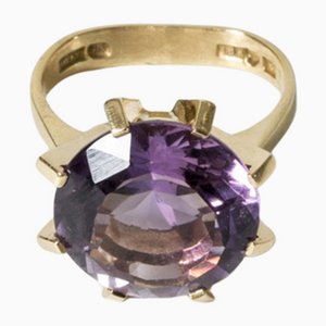 Gold and Amethyst Ring from Ceson