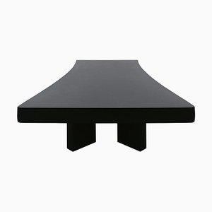 515 Plana Coffee Table in Black Stained Wood by Charlotte Perriand for Cassina