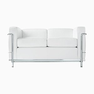 Lc2 2-Sitzer Sofa von Le Corbusier, Pierre Jeanneret, Charlotte Perriand für Cassina