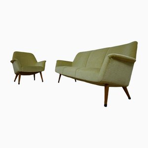 Sofa & Armchair, 1950s, Set of 2