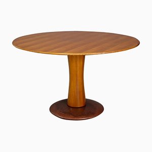 Mid-Century Tisch aus Marmor & Holz von Paolo Buffa, 1950er
