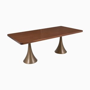 Italienischer Bronze Tisch von Osvaldo Borsani, 1971