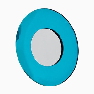 Contemporary Blue Mirror im Stil von Fontana Art von Glass Effect, 2010