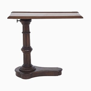 English Victorian Era Adjustable Serving Table in Wood