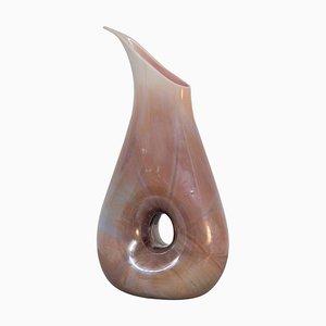 Italienische Chalcedon Vase von Aureliano Toso für Dino Martens, 1950er