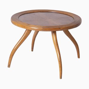 Italian Coffee Table in Wood by Osvaldo Borsani, 1950s