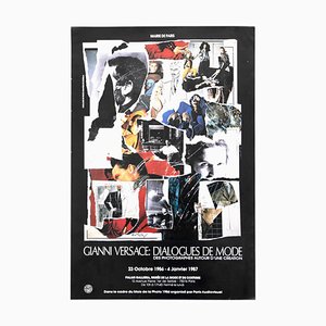 Dialogue Du Mode Poster by Mimmo Rotella, 1980s
