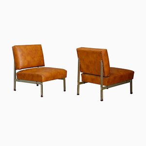 Mid-Century Armchairs in the Style of Florence Knoll, 1950s, Set of 2