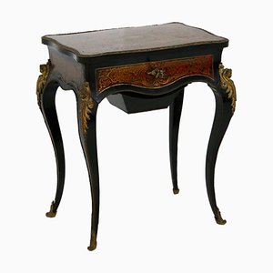 Napoleon III Frisiertisch aus Bronze und Holz, Frankreich