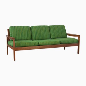 Teak & Wool 3-Seat Sofa by Arne Wahl Iversen for Comfort, Denmark