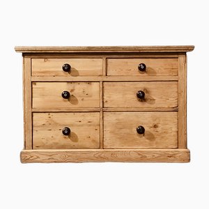 Victorian Pine and Oak Chest of Drawers