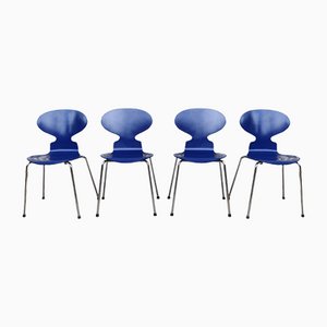 Model 3101 Ant Dining Chairs by Arne Jacobsen for Fritz Hansen, 1987, Set of 4