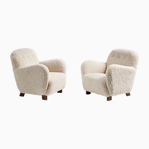 Lounge Chairs from Fritz Hansen, 1565, Set of 2