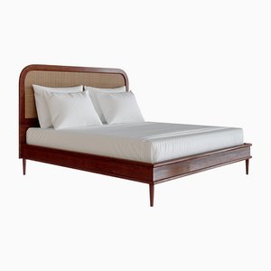 Walford Bed in Cognac - Euro King by Lind + Almond