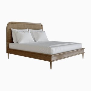 Walford Bed in Natural Oak - Euro Double by Lind + Almond