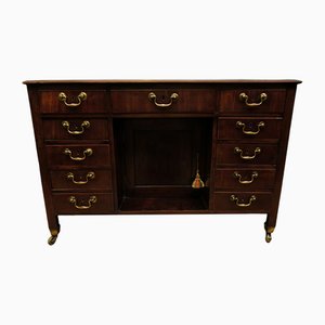 Antique Mahogany Desk of Immense Character, 19th Century