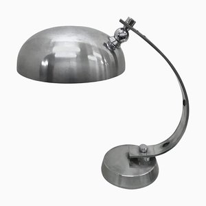 Lámpara de mesa era espacial de aluminio de Arredoluce, años 70